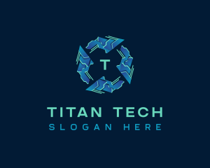 Tech Cyber Robotics logo design