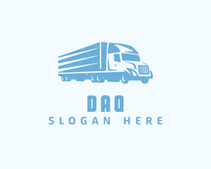 Shipment - Blue Freight Trucking logo design