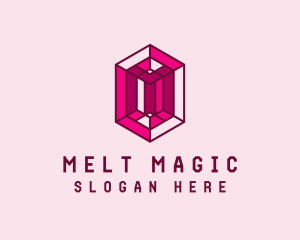 Luxury Gemstone Pink logo design