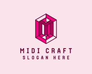 Luxury Gemstone Pink logo design