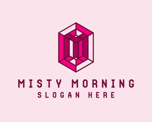 Luxury Gemstone Pink logo design