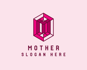 Luxury Gemstone Pink logo design