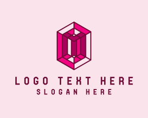 Ornament - Luxury Gemstone Pink logo design