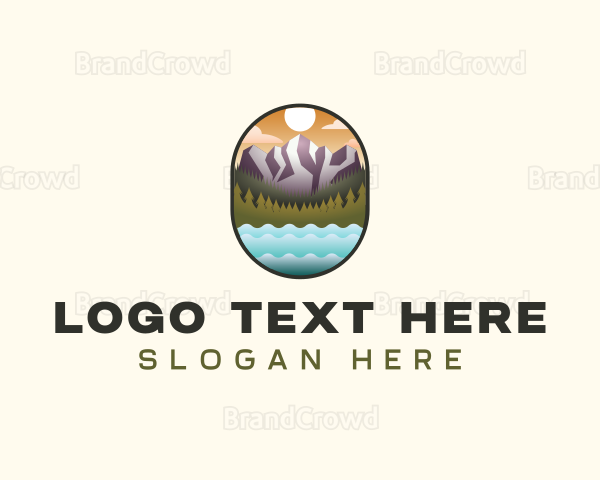 Mountain Outdoor Adventure Logo