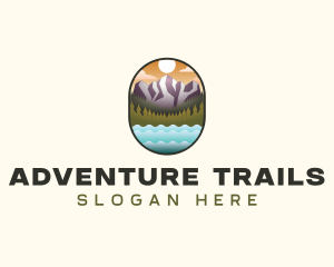 Mountain Outdoor Adventure logo design