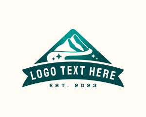 Scenery - Mountain Peak Travel logo design