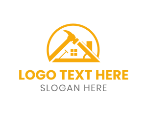 Roofing - Home Renovation Tools logo design