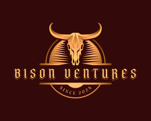 Horn Bull Farm logo design