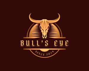 Horn Bull Farm logo design