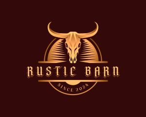 Horn Bull Farm logo design