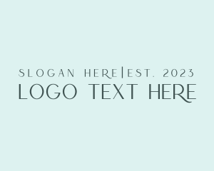 Elegant - Elegant Brand Lifestyle logo design