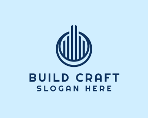 Skyscraper Building Property logo design