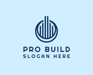 Skyscraper Building Property logo design