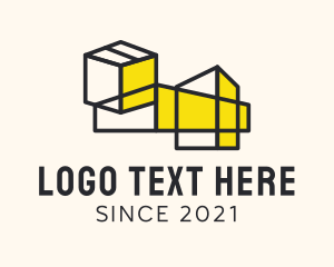 Container Home - Cargo Box Warehouse logo design