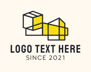 Factory - Cargo Box Warehouse logo design
