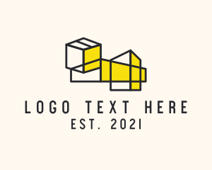 Shipping - Cargo Container Warehouse logo design