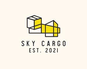 Cargo Container Warehouse logo design