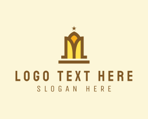 Muslim - Architecture Dome Structure logo design