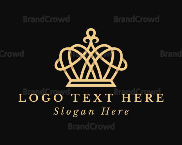 Golden Crown Tiara Logo