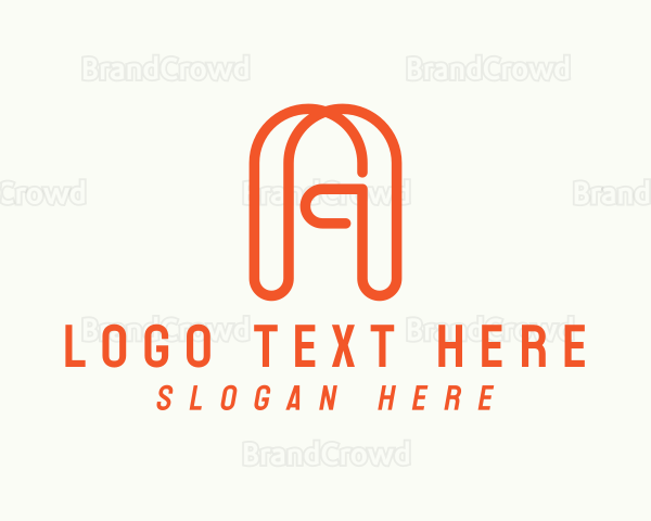 Modern Business Letter A Logo