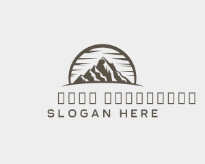 Mountaineering - Mountain Peak Adventure logo design
