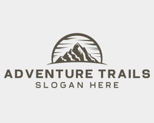 Mountain Peak Adventure logo design