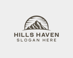 Mountain Peak Adventure logo design