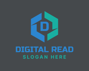 Digital Media Lettermark logo design