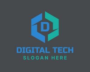 Digital Media Lettermark logo design