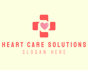 Medical Heart Health Messaging logo design