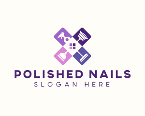 Clean Housekeeping Sanitation logo design