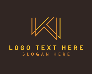 Consultant - Modern Letter W Company logo design