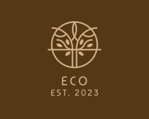 Ornament - Eco Nature Tree logo design