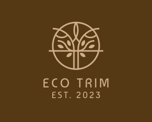 Eco Nature Tree logo design