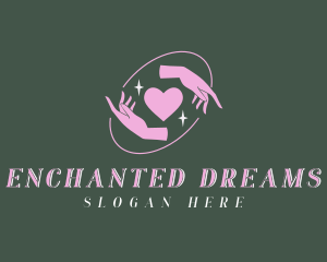 Magical Hands Heart logo design