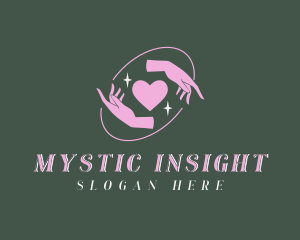 Magical Hands Heart logo design