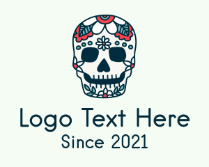 Festival Sugar Skull Logo