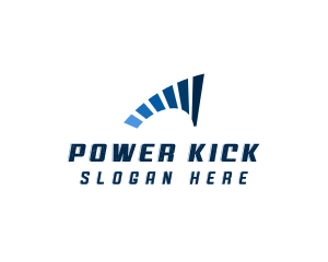 Blue Power Charge logo design