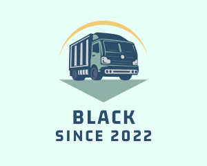 Express - Transportation Container Truck logo design