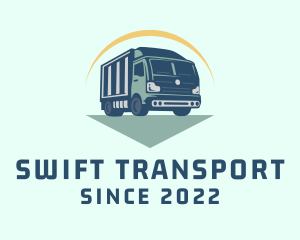 Transportation Delivery Truck logo design