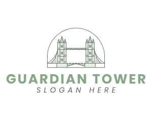 London Tower Bridge logo design