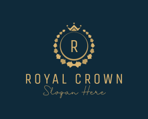 Royal Crown Laurel Mansion logo design