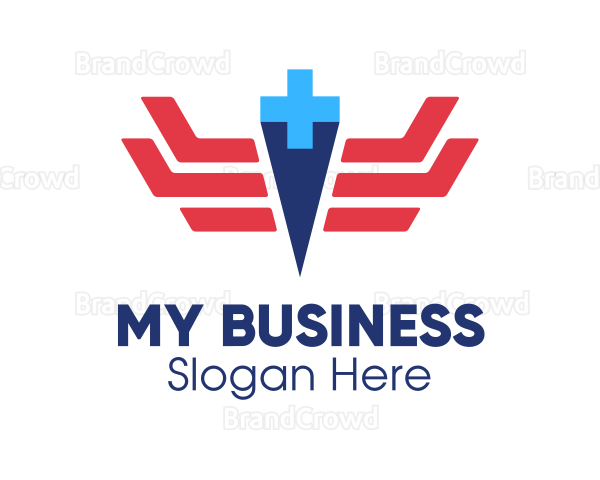 Healthcare Medical Wings Logo
