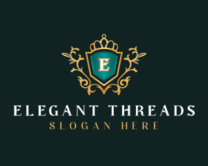 Shield Elegant Royal logo design