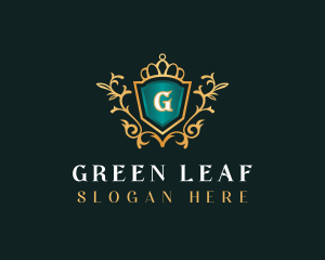 Shield Elegant Royal logo design