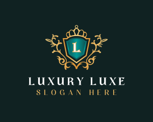 Shield Elegant Royal logo design