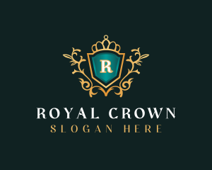 Shield Elegant Royal logo design