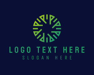Corporation - Aztec Intricate Letter P Pattern logo design
