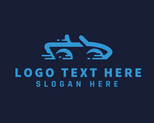 Fast - Car Speed Driving logo design