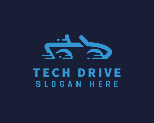 Car Speed Driving logo design